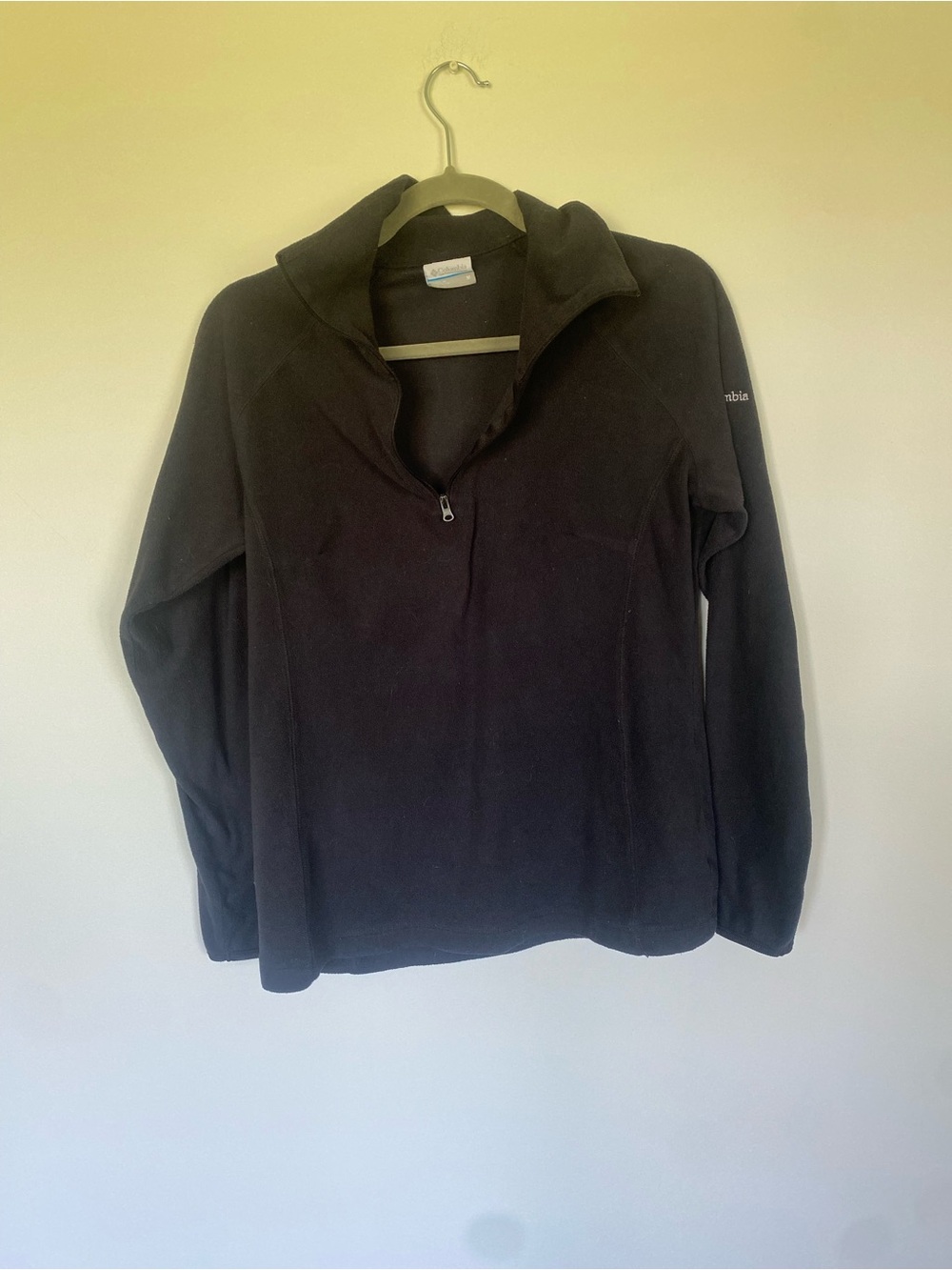 Columbia Black Women's Half-Zip Fleece Pullover